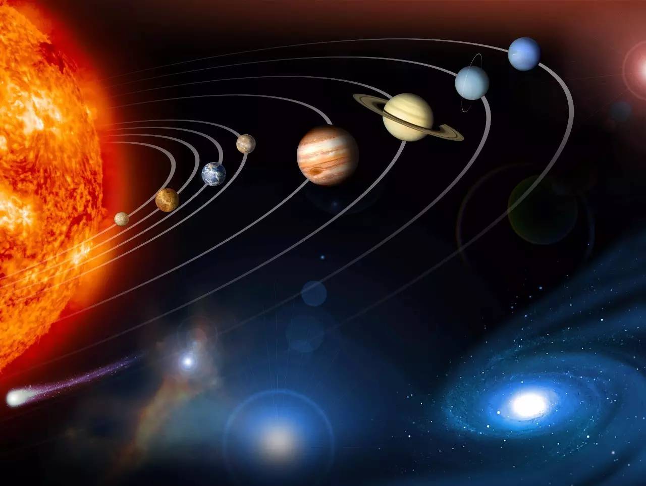 太阳系的八大行星_高清图片素材_北极熊素材库